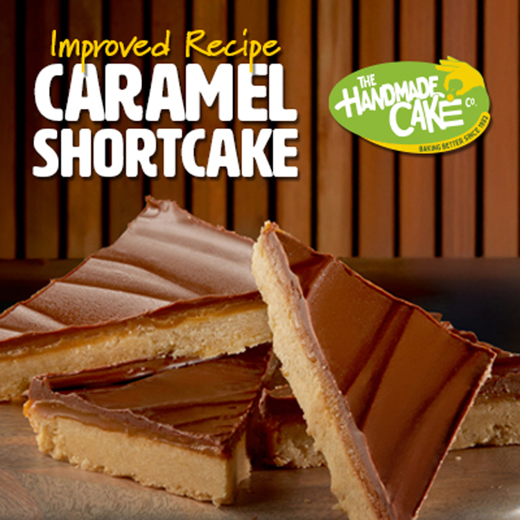 Caramel shortcake