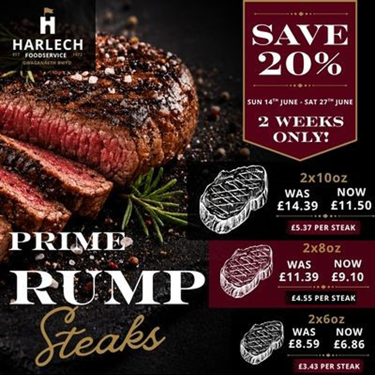 Prime rump steak