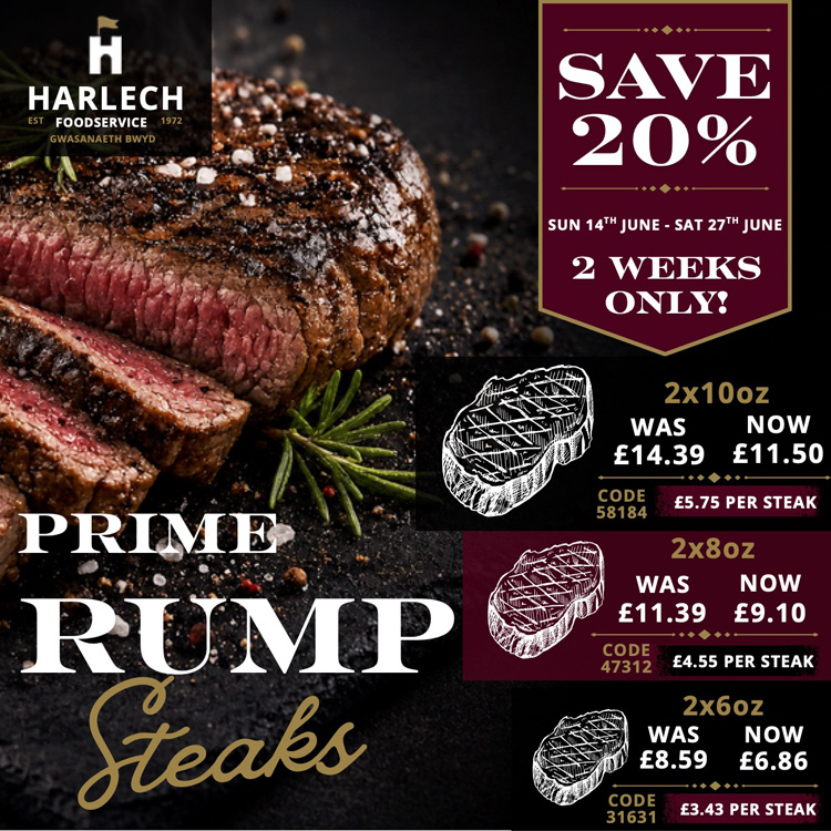 Prime rump steak