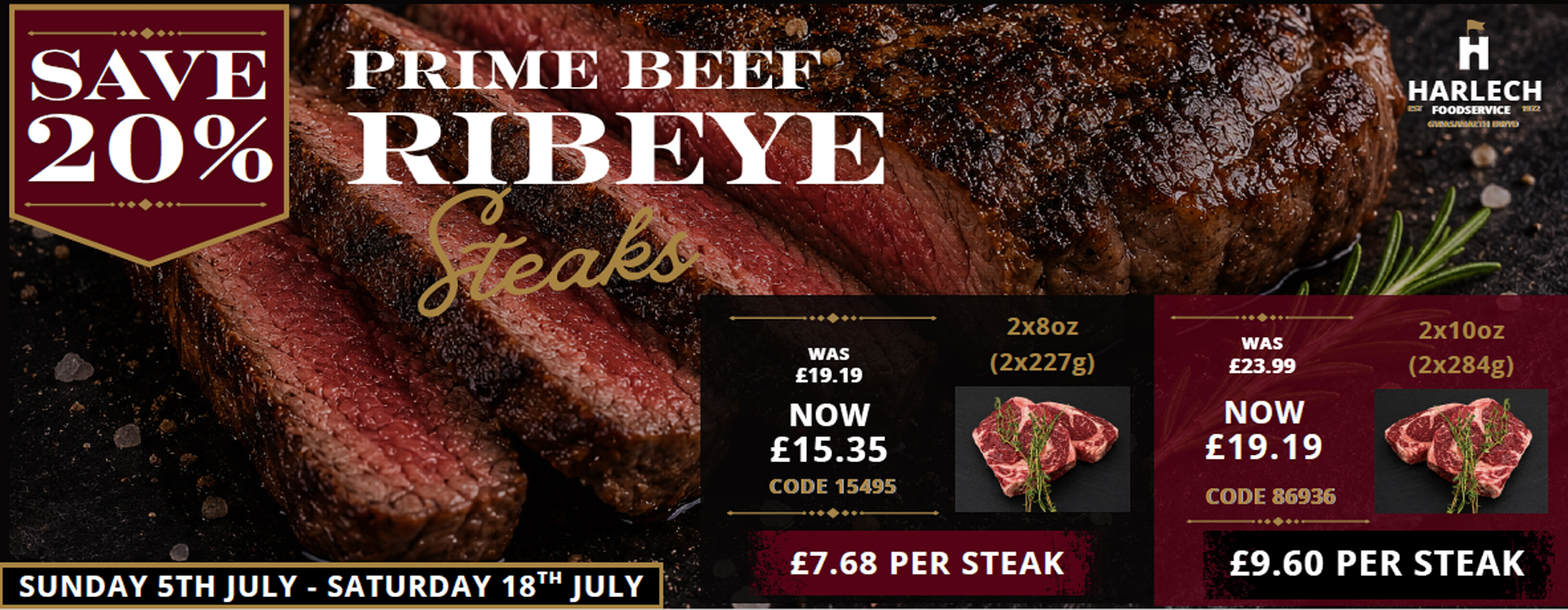 Prime beef ribeye