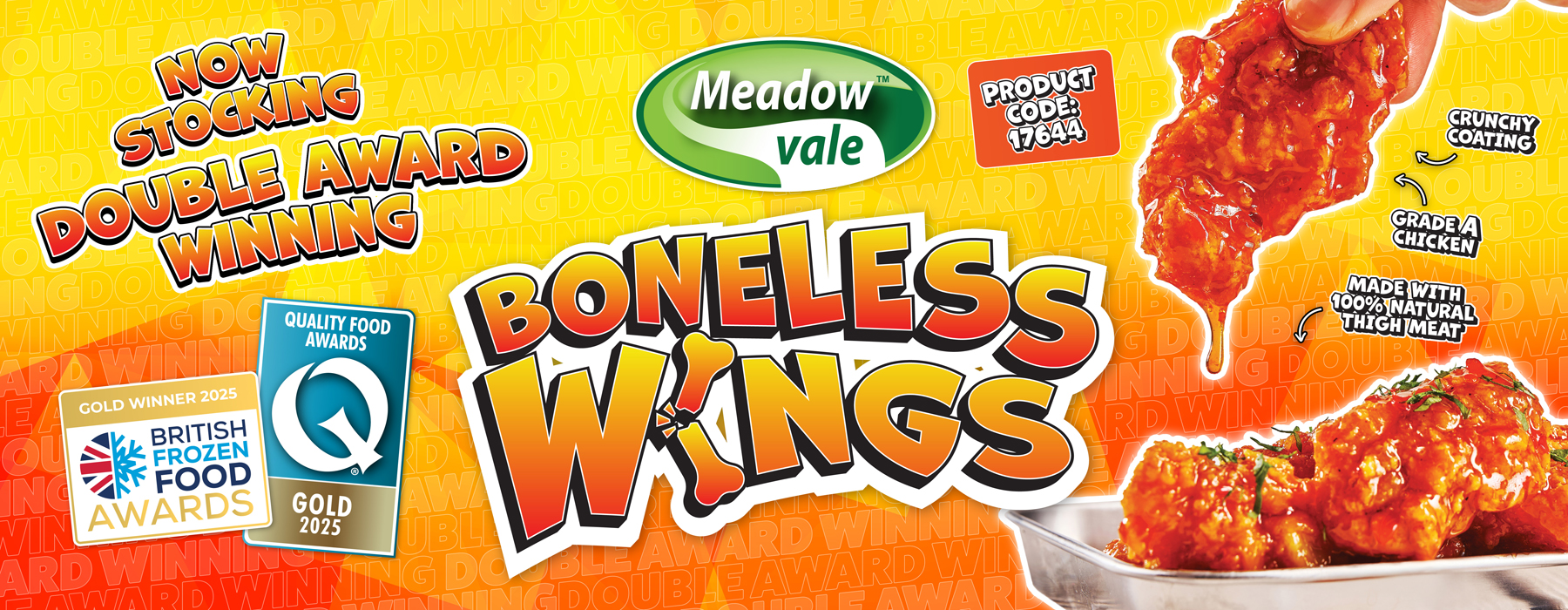 Boneless chicken wings